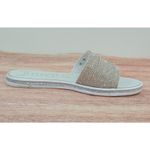 Juicy Couture Women Shoes Sandals Yippy Silver Rhinestones Slide Size 6 Photo 1