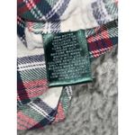 Ralph Lauren Flannel Pajama Shirt Women Small Embroidered Plaid Button Up Photo 6