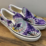 Vans  Slip On Tie Dye New Age Purple Skateboarding Festival Shoes Photo 0