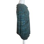 Catherines Catherine’s Blue Green Cowl Neck Sweater 3/4 Sleeves 3X Lightweight Casual Plus Photo 2