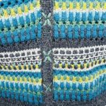 Sundance  Katrina Lambswool Blend Snap-Front Cardigan Knit Sweater Gray Sz S Photo 3