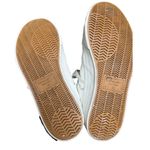 Reformation /Anthropologie Harlow white leather blue floral sneakers size 8 Photo 12