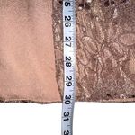 Dress the Population NEW Mia Cap Sleeve Plunging Mesh Lace Side Slit Gown S Photo 8