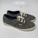 Vans  woven sneakers gray with black polka dots‎ unisex sizing Photo 1