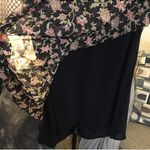 The Loft OVERSIZED FLOUNCE DRESS WITH GOLD METALLIC SPECKS Photo 4