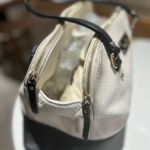 Kate Spade ♠️ Leather Navy and White Satchel Photo 4