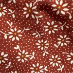 SheIn Red Floral Blouse w/Front Tie, Size M Photo 3