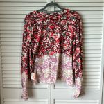 FP Movement Free People Inspire Printed Layer Faded Poppy Red Large NWT Photo 4
