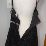 Elliatt Adeline Mini Dress Black Embellished Rhinestone Cocktail Party XL FLAWED Photo 7