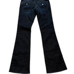 Paige  Laurel Canyon Flap Pocket Flare Leg Jeans Photo 2