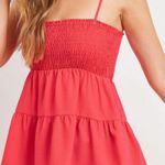 Paper Crane Like New  Smocked Tank Top with Adjustable Straps Photo 5