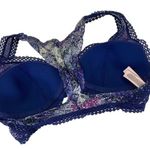 Victoria's Secret  Lace Bralette Blue XS Romantic‎ Lingerie Y2K Photo 2