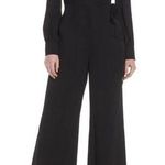 Reformation Molly Long Sleeve Jumpsuit Black 2 Photo 0