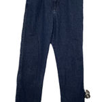 Liz Claiborne  Woman’s Jeans Trouser Fit Size 12 Blue Denim 100% Cotton Wide Leg Photo 0