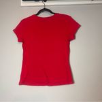 Disney Walt  World Mickey Mouse T-Shirt Glitter Red Size Large Womens Photo 4