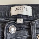 AGOLDE  Black Riley Straight Leg Jeans Size 25 Photo 6