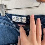 Free People We The Free Curvy High-Rise Wide-Leg Crop Jeans Size 31 Lace Up Back Photo 3