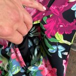 Tommy Bahama  Racquet & Paddle 1/4 Zip Pullover Top Floral Quick Dry M Photo 4