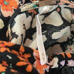 Free People  Floral Puff Sleeve Button Front Mini Dress/Tunic Size Medium Photo 5