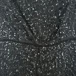 Laurence Kazar Vintage Black Beaded Sequin Holdiay NYE Mini Dress Size S Photo 2