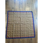 Echo Vintage Square 100% Silk Scarf Classic Plaid 34” X 34” Photo 1