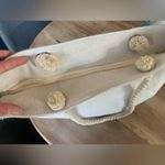 GUC Winter Wonderland Festive Tote Bag Christmas Embroidered Look Zipper Handles Red Photo 7