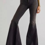 Free People  Just Float On Flare Jeans In Onyx Size 26 NWT Photo 0