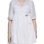 Calvin Klein NWT Side-Tie Belt Pinstripe Tiered Dress, Petite Size 6 Retail $134 Photo 11