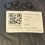 Halara  Black Textured Overall Jumpsuit Wide Leg Pockets Button Detail Size S Photo 7