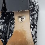 Chiara Ferragni Articolo Tomaia Black Sequin Glitter Ankle Boots Size 37 Photo 7