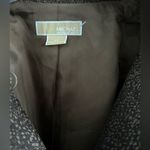 Michael Kors  Brown Snakeskin Print Double-Breasted Trench Coat Photo 3