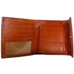 Dooney & Bourke Vintage Black AWL British Tan Trim W06 Large Credit Card Wallet Photo 2