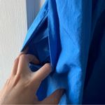 J.Crew Smocked one-shoulder dress in cotton poplin in Blue Size XXS EUC Photo 4