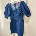 Betsey Johnson Betsy Johnson denim dress Puff sleeve with back zipper closure S Photo 2
