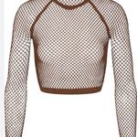 SKIMS Fish Net Warp Knit Top NWT Photo 0