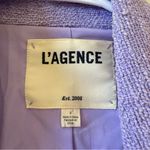 L'Agence L’AGENCE Brooke Double Breasted Crop Blazer in Lavender Sz 2 Photo 6