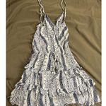 Ocean Drive White and Blue Cover Up Dress Photo 1