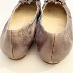 Paul Green  Womens US Size 6.5 Flower Flats Metallic Bronze Leather Round Toe Photo 3