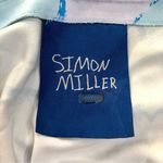 Simon Miller  Esmond Printed Sleeveless Slip Dress Swirls Swirly Baby Blue size L Photo 14