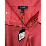 St. John  Annabel Straight Leg Wool Blend Dress Pants Cinnabar Size 16 Trouser Photo 2