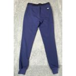 FIGS  Technical Collection Navy Blue Scrub Pants Women‎ XS Tall Elastic  Pockets Photo 7