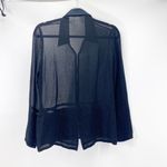 Armani Exchange  sheet satin color black on black embroidered block trim 90s Photo 6