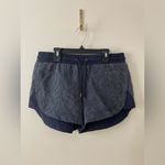 Athleta  Beachside Bali Linen Shorts Navy & White Stripe Size 4 Photo 4