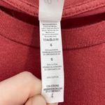 Bella Canvas  Fall‎ for Jesus He Never Leaves Graphic shirt Large Red religious Photo 3