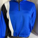 Sports illustrated woman’s crop top sweatshirt size XL Blue Photo 3