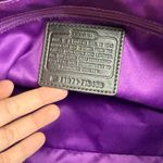 Coach  2010 Penelope Tattersall Plaid Wood Satchel F15456 Photo 7