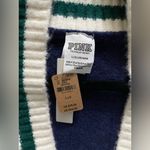 PINK - Victoria's Secret  NWT Navy and Cream Green Cardigan Size L Photo 6