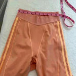 Ivy Park  High-Waisted Leggings With Mesh Panels Pink Light Small Adidas Logo Photo 11