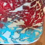 Muse Multicolor Cowl Neck Blouse Red Photo 2