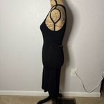 Wilfred Free Yasmin Tank Dress Black Open Back Knee Length V Neck Size S BodyCon Photo 6